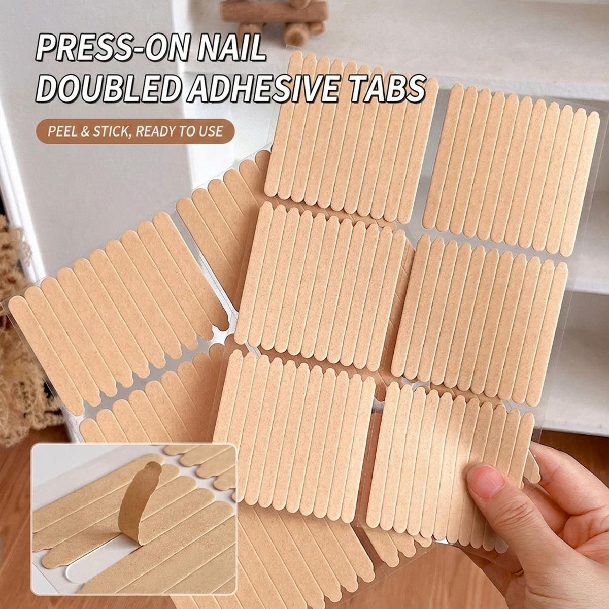 Striping Tape Nail - 60/66 Stuks Transparante Dubbele Plakband Kunstnagels