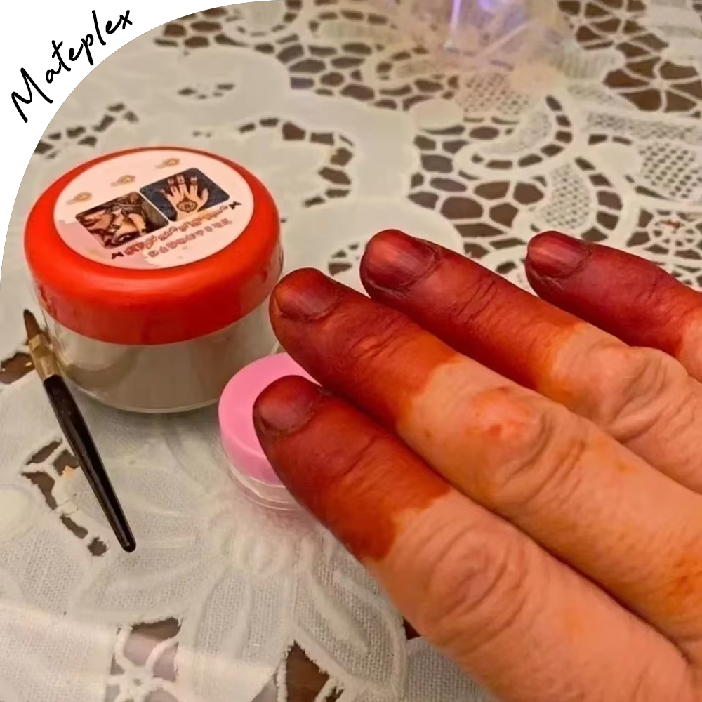 Nail Art Red Wine - 20g Natuurlijke Plantaardige Henna Nagelverf Poeder