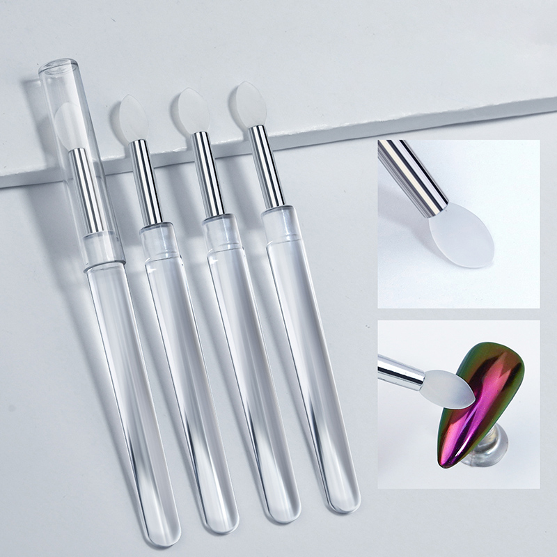 Nail Art Chrome - Multifunctionele siliconen chroom glitter aanbrengen manicure