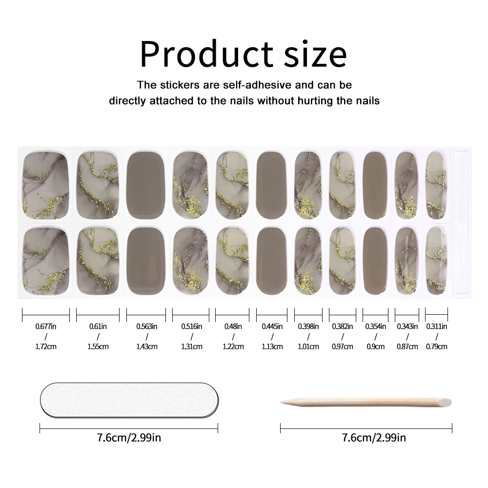 UV-VRIJE gelnagelstrips 22 tip - Striping Tape Nail recensie en prijs