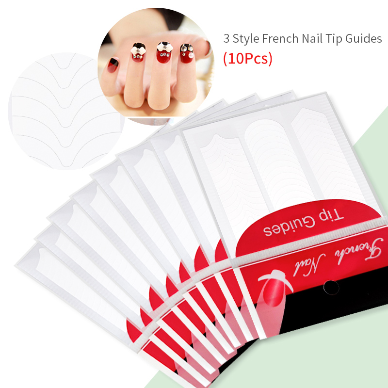 Franse Tip Manicure Stickers 1 - Striping Tape Nail recensie en prijs