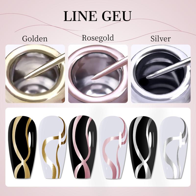 Gouden Zilveren Metallic Liner - Nail Art Chrome recensie en prijs