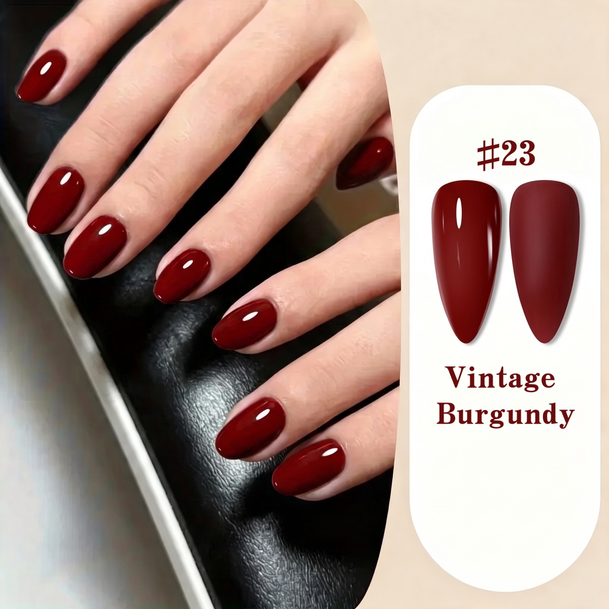 Probleemloze 2-kleurige nagell - Nail Art Red Wine recensie en prijs