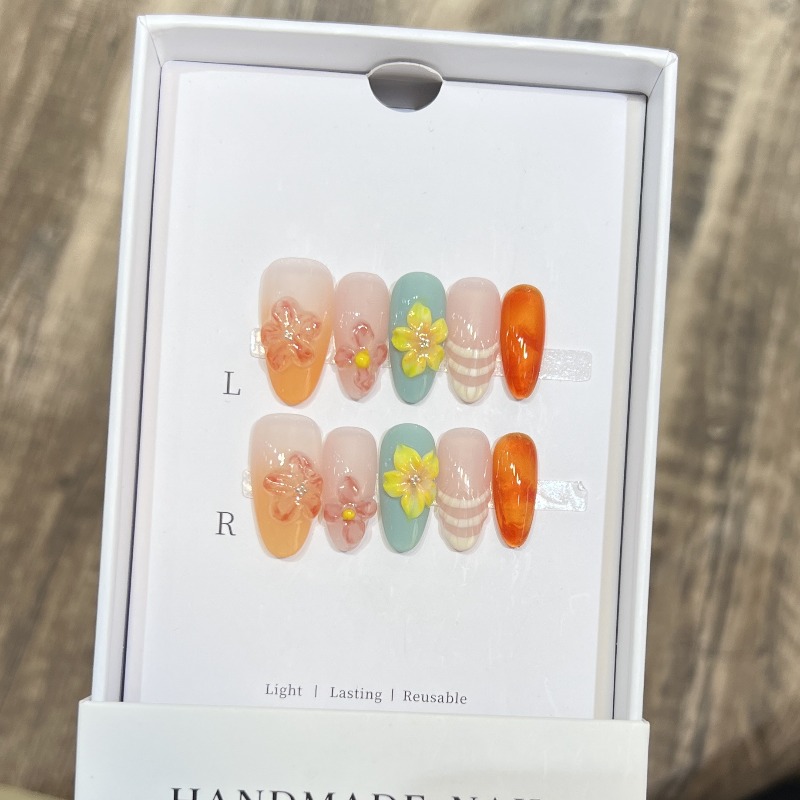 10 stuks eenvoudige blauwe Fra - Nail Art Oval recensie en prijs
