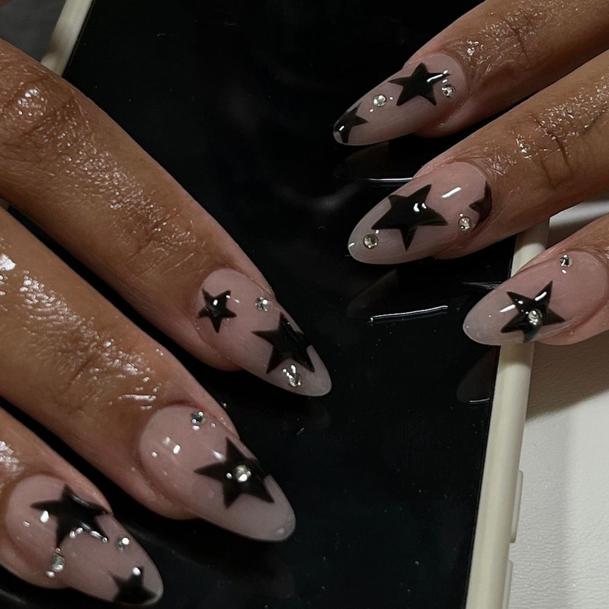24 stuks pentagram opzetnagels - Nail Art Oval recensie en prijs