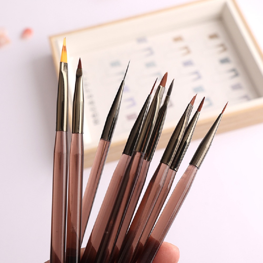 9-delige multi-head nagelkunst - Nail Fan Brush recensie en prijs