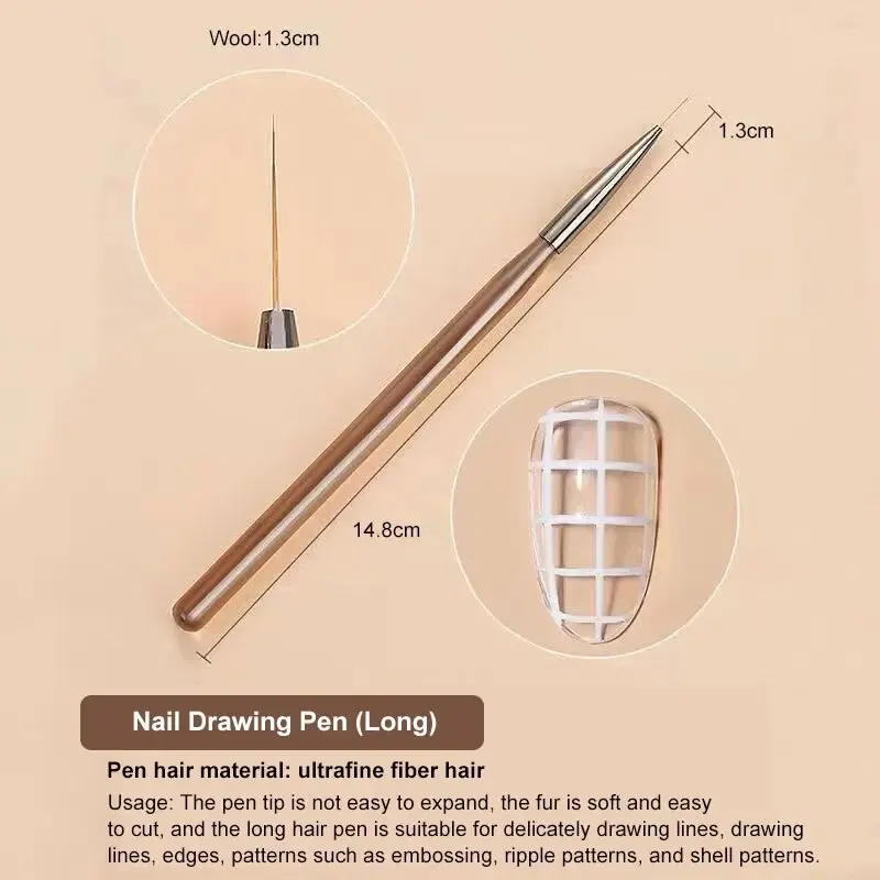 9-delige multi-head nagelkunst - Nail Fan Brush recensie en prijs