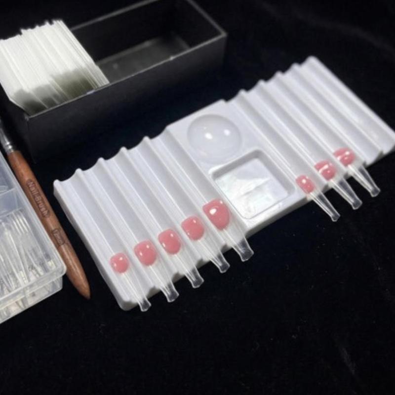 Herbruikbaar nagelkunstpalet m - Nail Fan Brush recensie en prijs