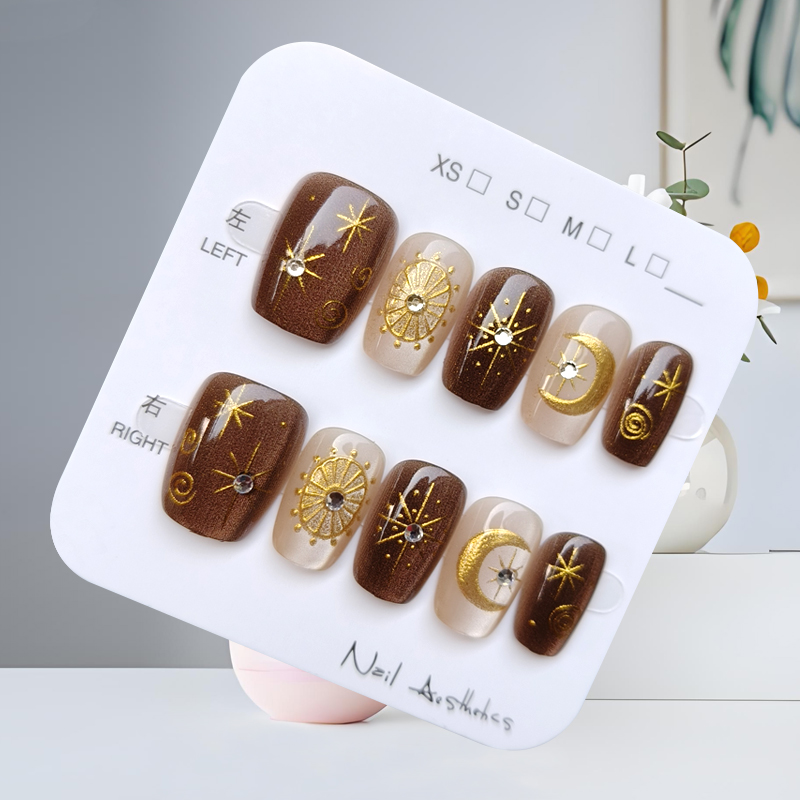 10 stuks herfst en winter brui - Nail Art Design recensie en prijs
