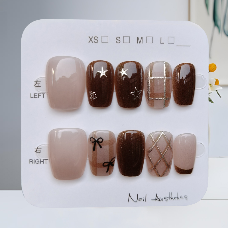 10 stuks herfst en winter brui - Nail Art Design recensie en prijs