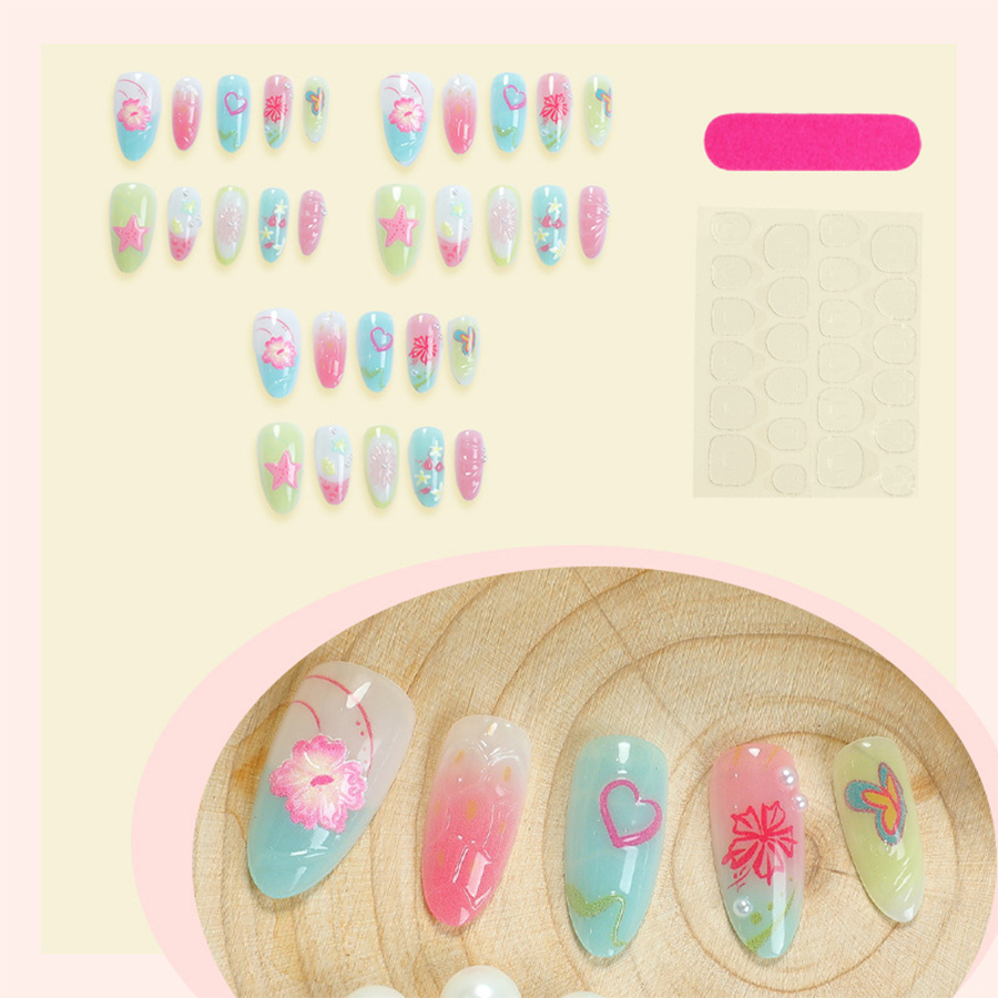 Set van 30 nagels met een zome - Nail Art Design recensie en prijs