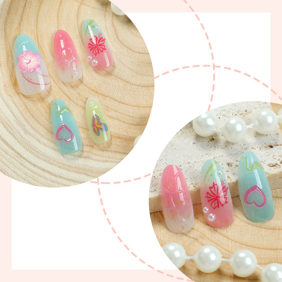 Set van 30 nagels met een zome - Nail Art Design recensie en prijs