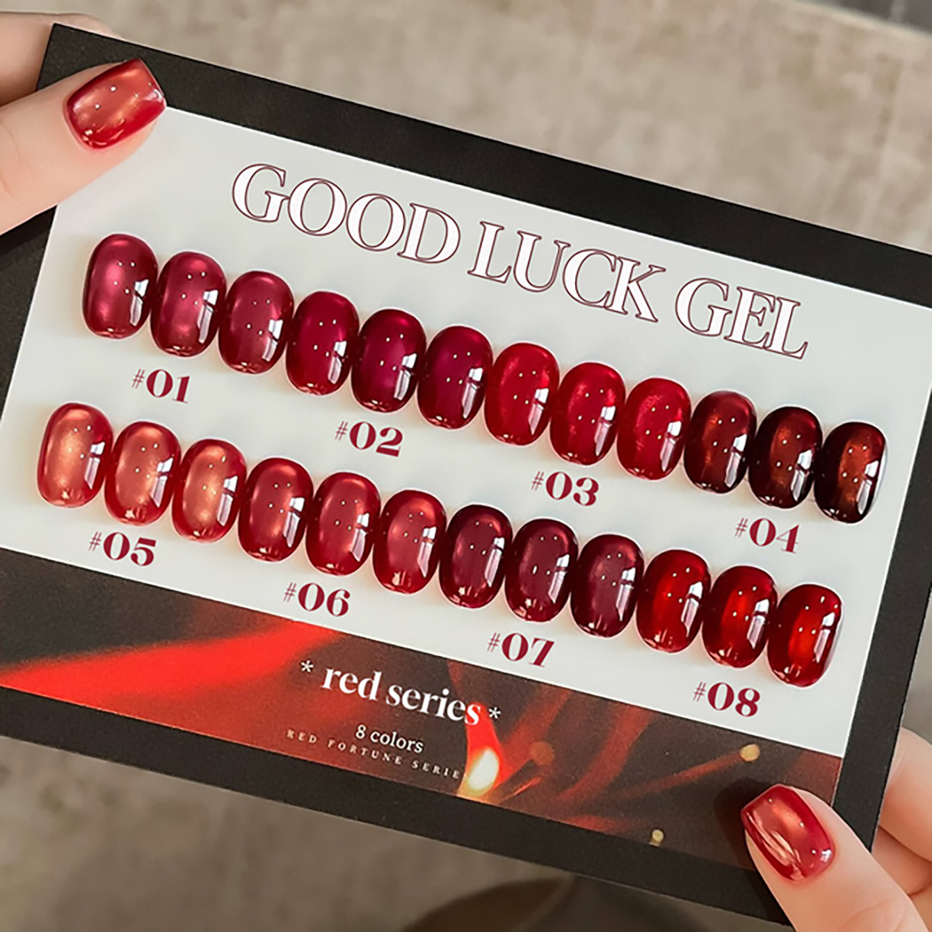 1-8 stuks TC Nieuwjaarsgel nag - Nail Art Red Wine recensie en prijs