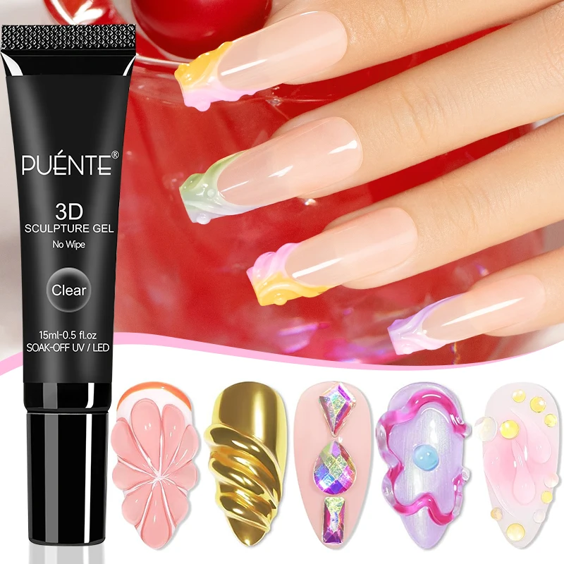 15ML Clear 3D Geen Veeg Sculpt - Nail Art Chrome recensie en prijs