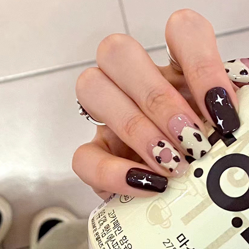 24 stuks herfststijl middellan - Nail Art Oval recensie en prijs