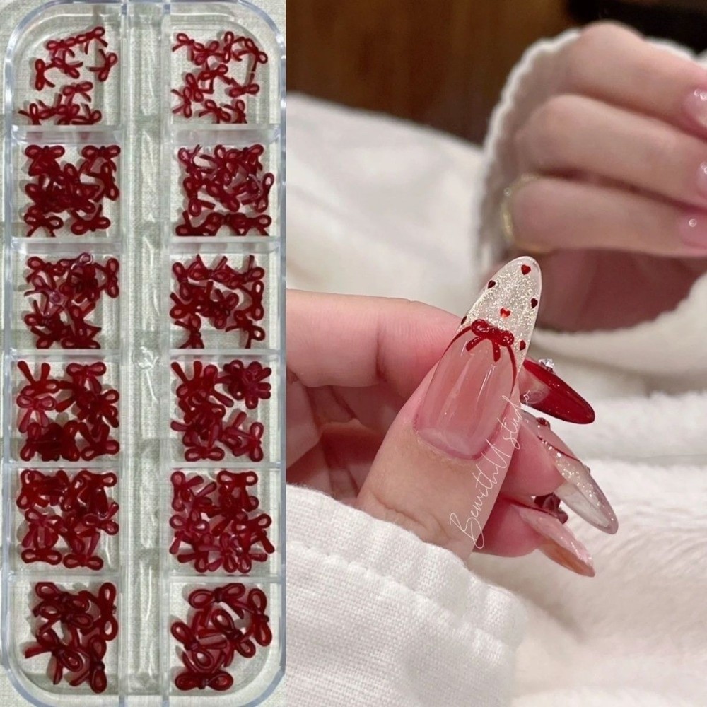 Wijnrode nagelkunstdecoraties  - Nail Art Red Wine recensie en prijs