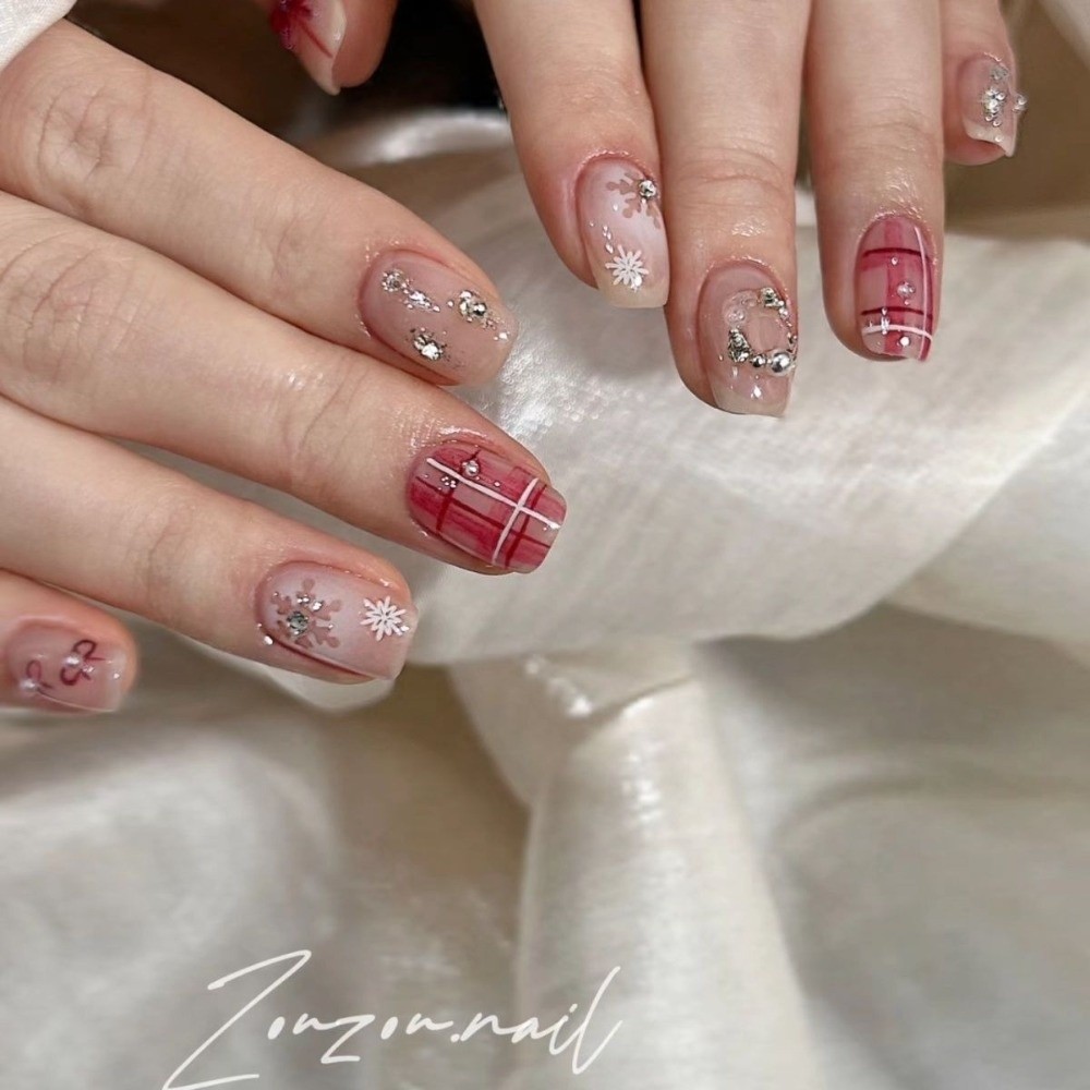 Wijnrode nagelkunstdecoraties  - Nail Art Red Wine recensie en prijs