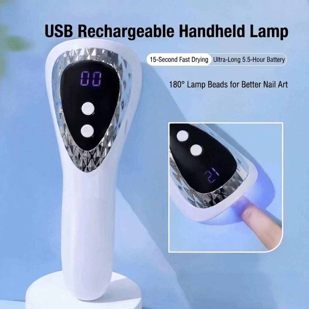 Draagbare UV LED nagellamp, sn - Nail Art Gel Polish recensie en prijs