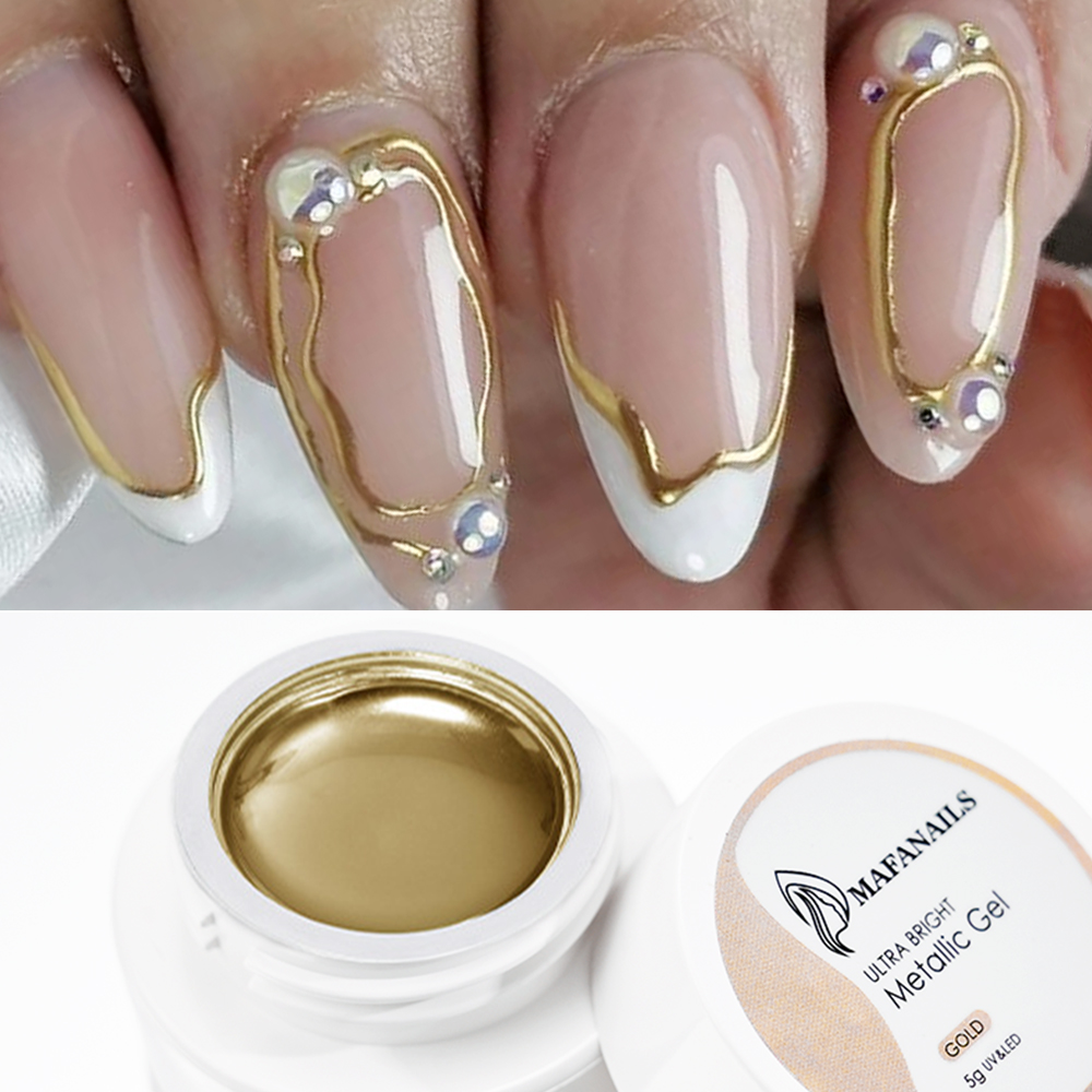 Spiegel Metallic Nagellak Gel  - Nail Art Chrome recensie en prijs