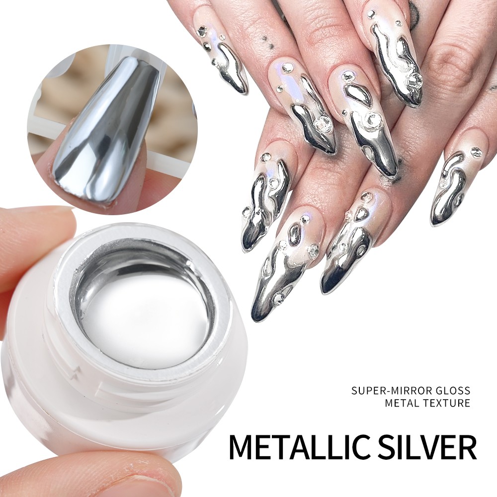 Spiegel Metallic Nagellak Gel  - Nail Art Chrome recensie en prijs