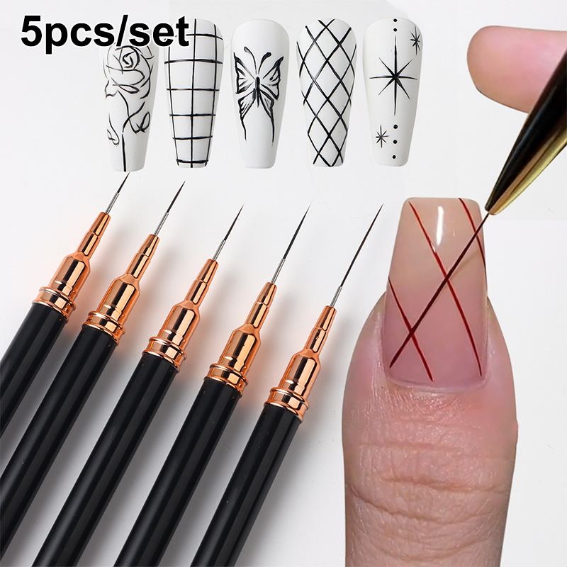 # 5 stks/set Professionele Nai - Nail Fan Brush recensie en prijs