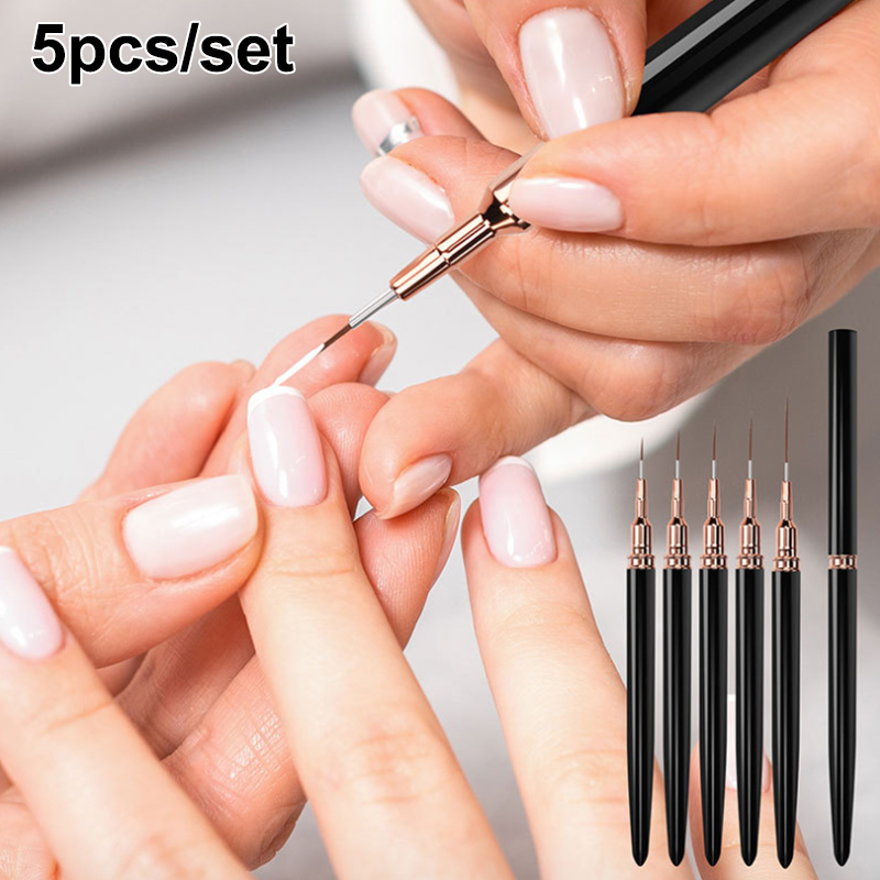 # 5 stks/set Professionele Nai - Nail Fan Brush recensie en prijs