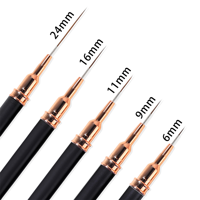 # 5 stks/set Professionele Nai - Nail Fan Brush recensie en prijs