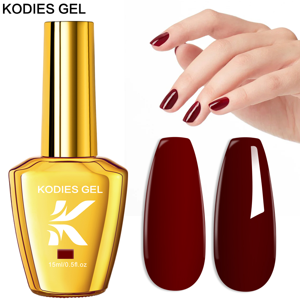 KODIES GEL Bordeaux Rode Gel N - Nail Art Red Wine recensie en prijs