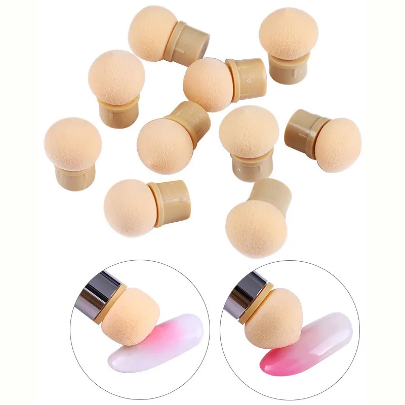 Ronde scherpe kop sponskoppen  - Dip Powder Nail recensie en prijs