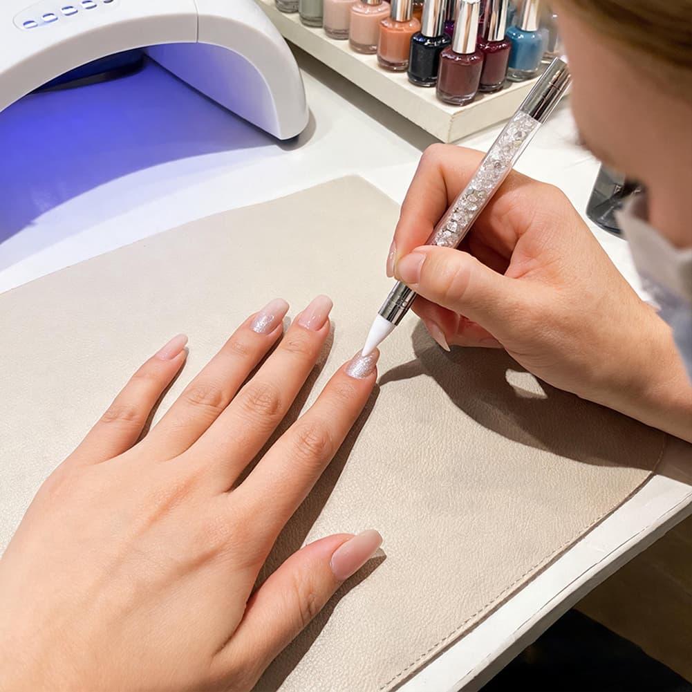 Nail Art Dubbelkop Siliconen P - Nail Fan Brush recensie en prijs