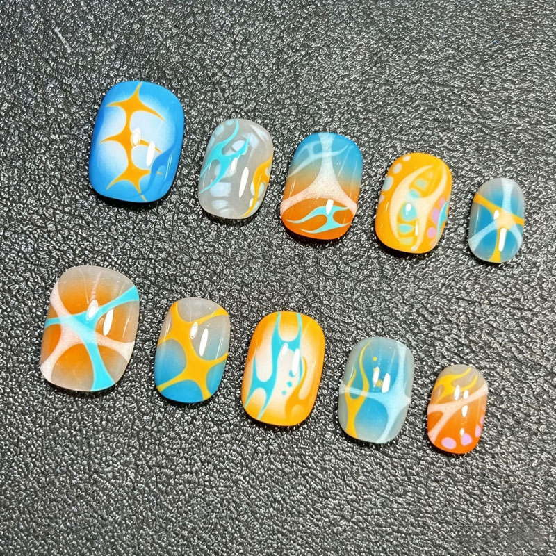 10 stuks gepersonaliseerde nag - Nail Art Oval recensie en prijs