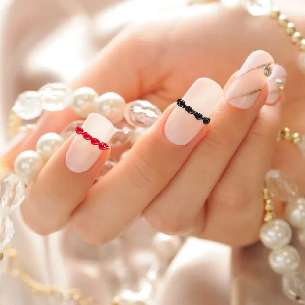8 stuks nagelkettingen, 8 kleu - Nail Art Design recensie en prijs