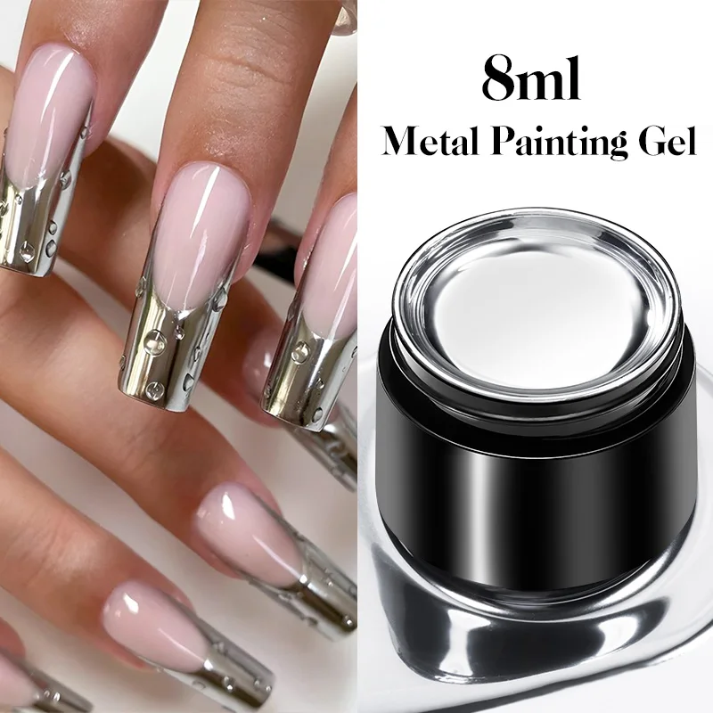 8ml Metallic Schilderen Gel Na - Nail Art Chrome recensie en prijs
