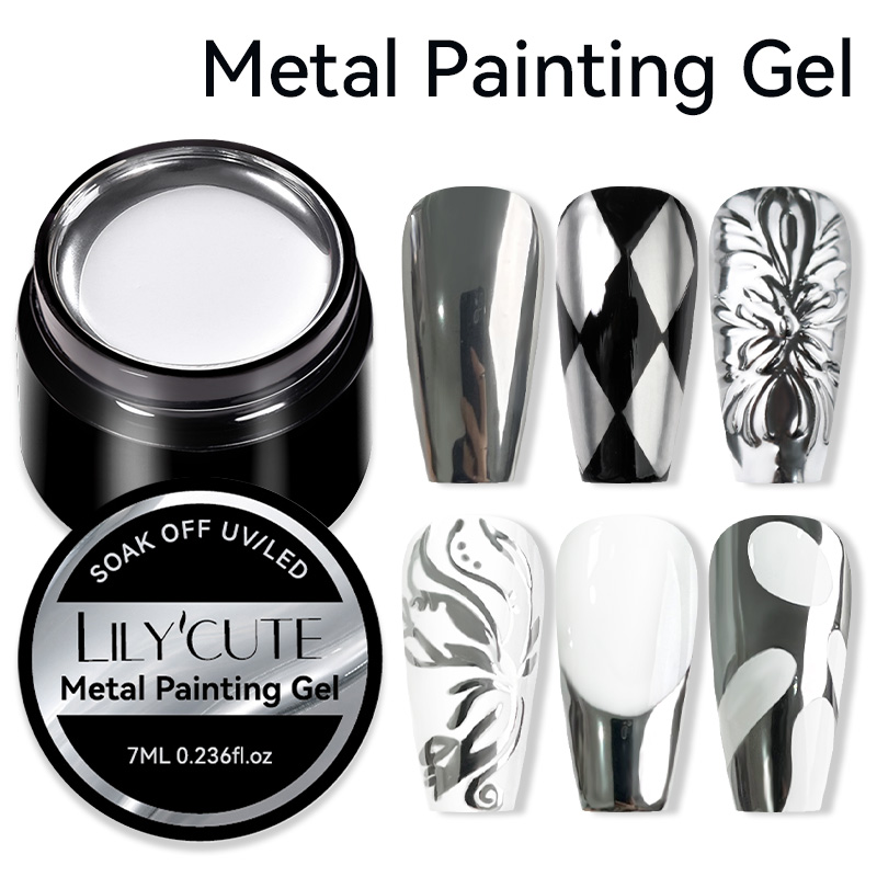 LILYCUTE 7ML Metallic Schilder - Nail Art Chrome recensie en prijs